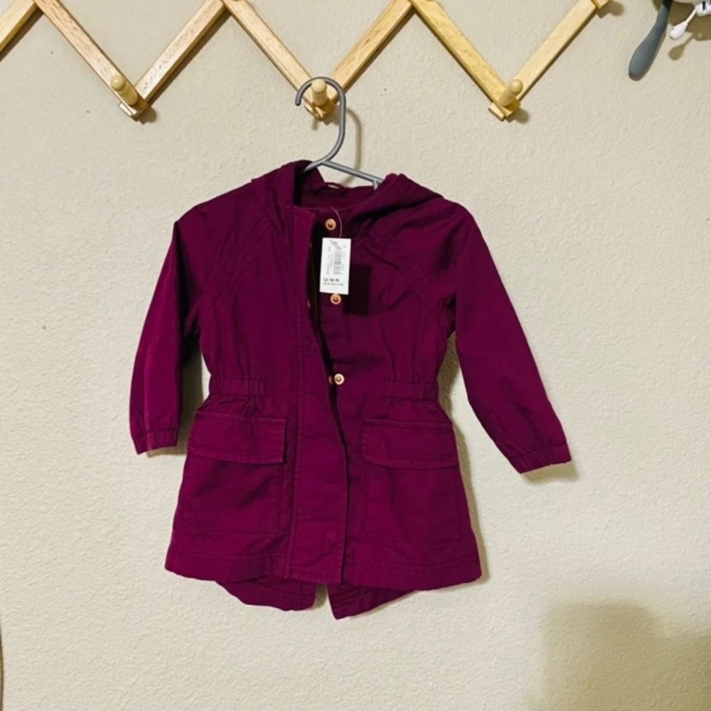 NWT Old Navy burgundy utility Jacket